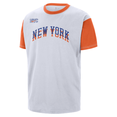 New York Knicks Courtside City Edition Men's Nike NBA T